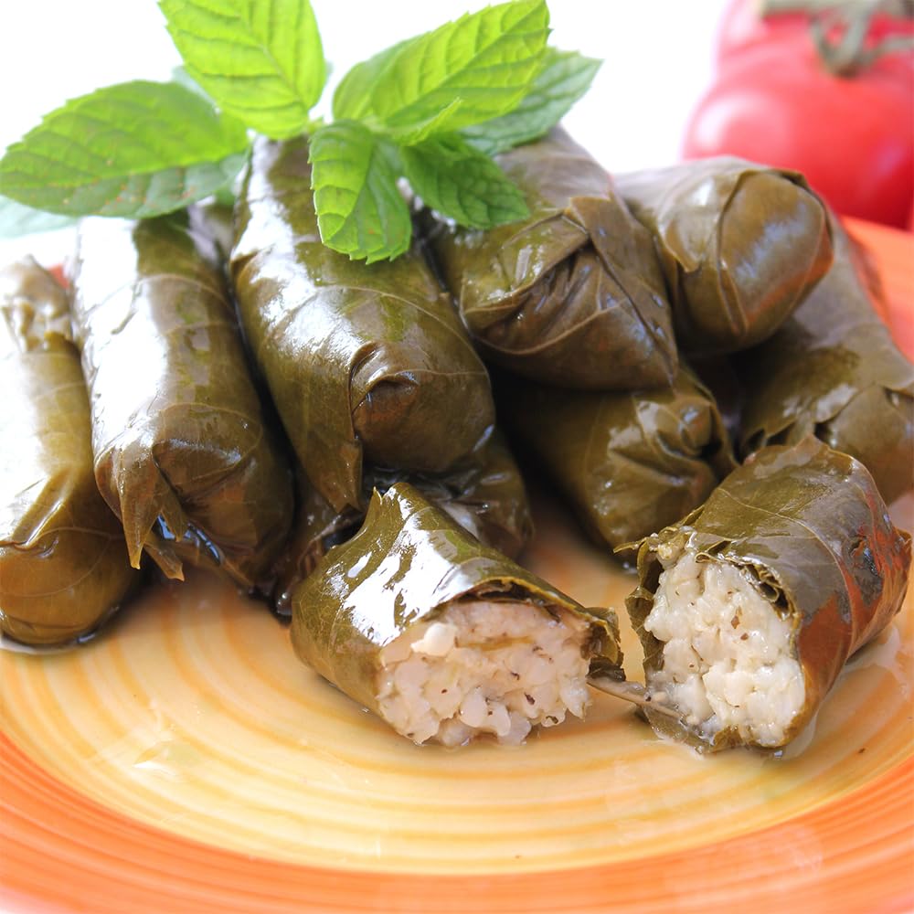 Krinos grape leaves jar storage idea: refrigerate after opening