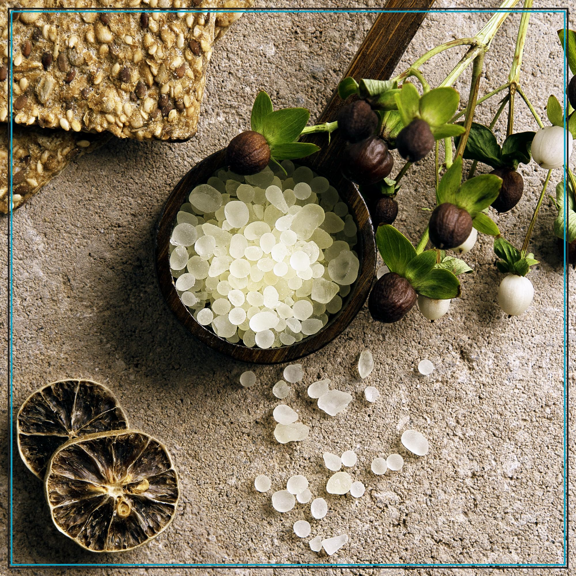 Krinos Mastic Gum desserts image emphasizing Turkish and Middle Eastern pastry uses.
