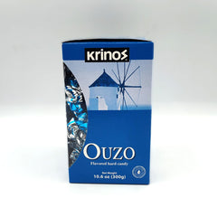 Krinos Ouzo Candy individually wrapped pieces, convenient for sharing at gatherings.