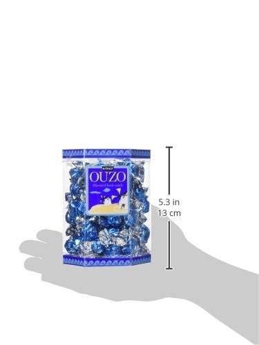 Krinos Ouzo Candy served as a refined after-dinner palate cleanser idea.
