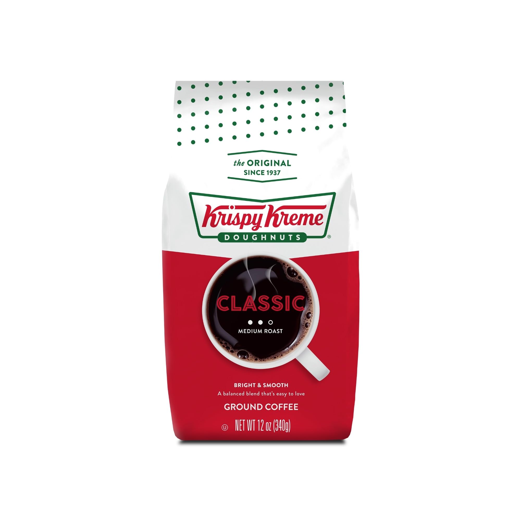 Krispy Kreme Classic coffee with OU Kosher certification