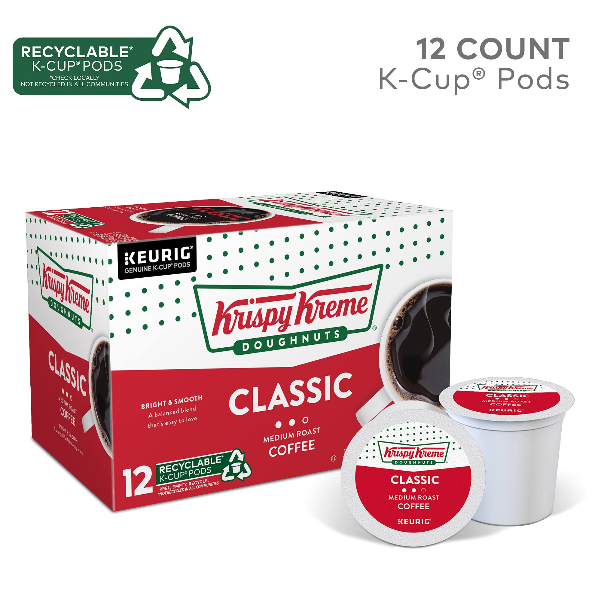 Krispy Kreme Classic coffee pod morning ritual boosts focus and mood.