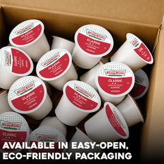 Close-up of Krispy Kreme Classic pods highlighting bright fruit notes on the label