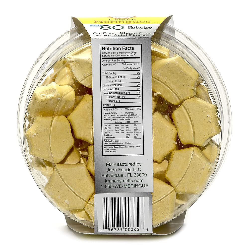 Krunchy Melts meringue cookies on-the-go packaging invites convenient snacking.