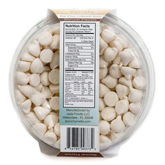 Close-up of Krunchy Melts vanilla meringue showing airy texture and delicate sweetness.