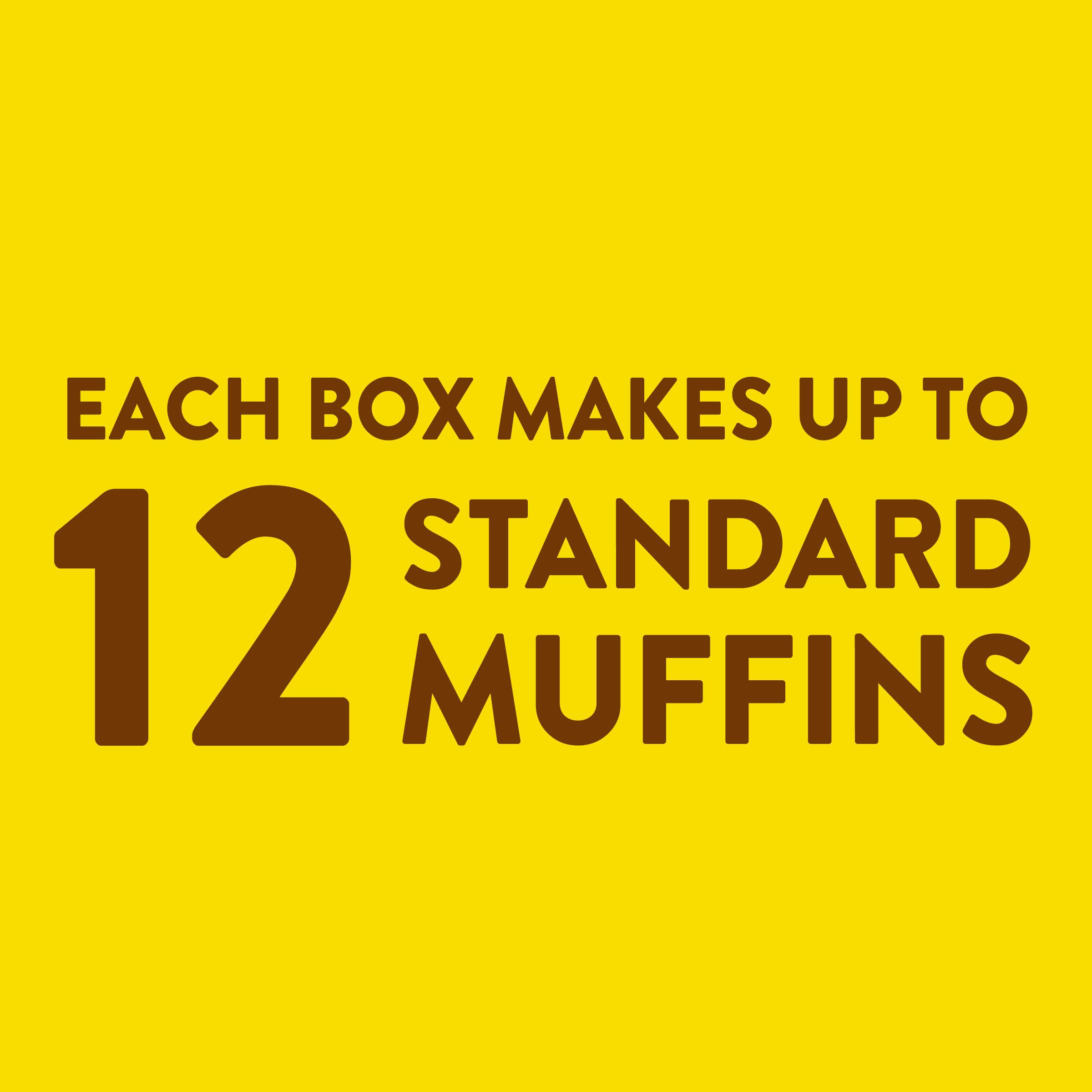 Krusteaz 12-pack box display for bulk baking at home.