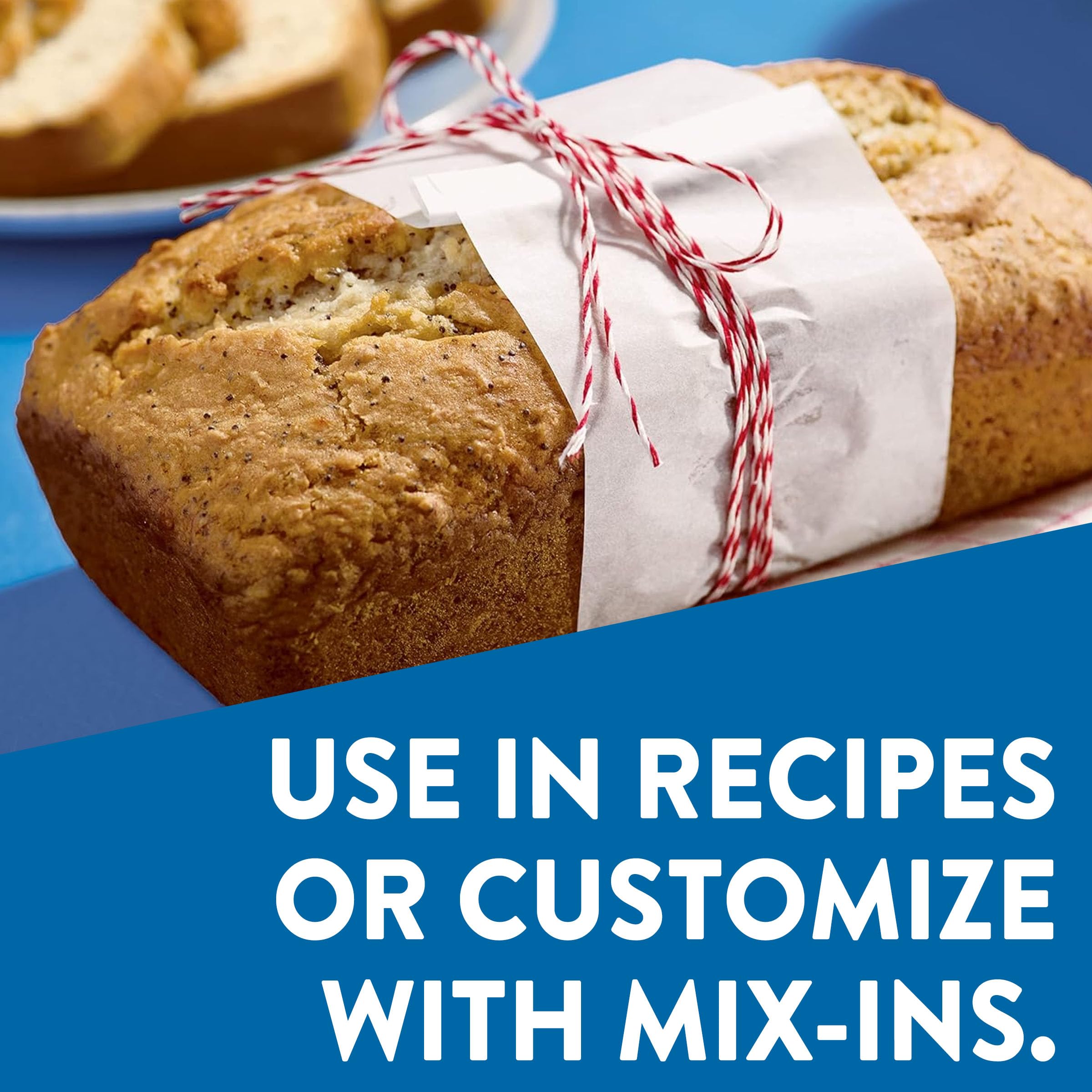 Muffins with optional mix-ins like shredded coconut