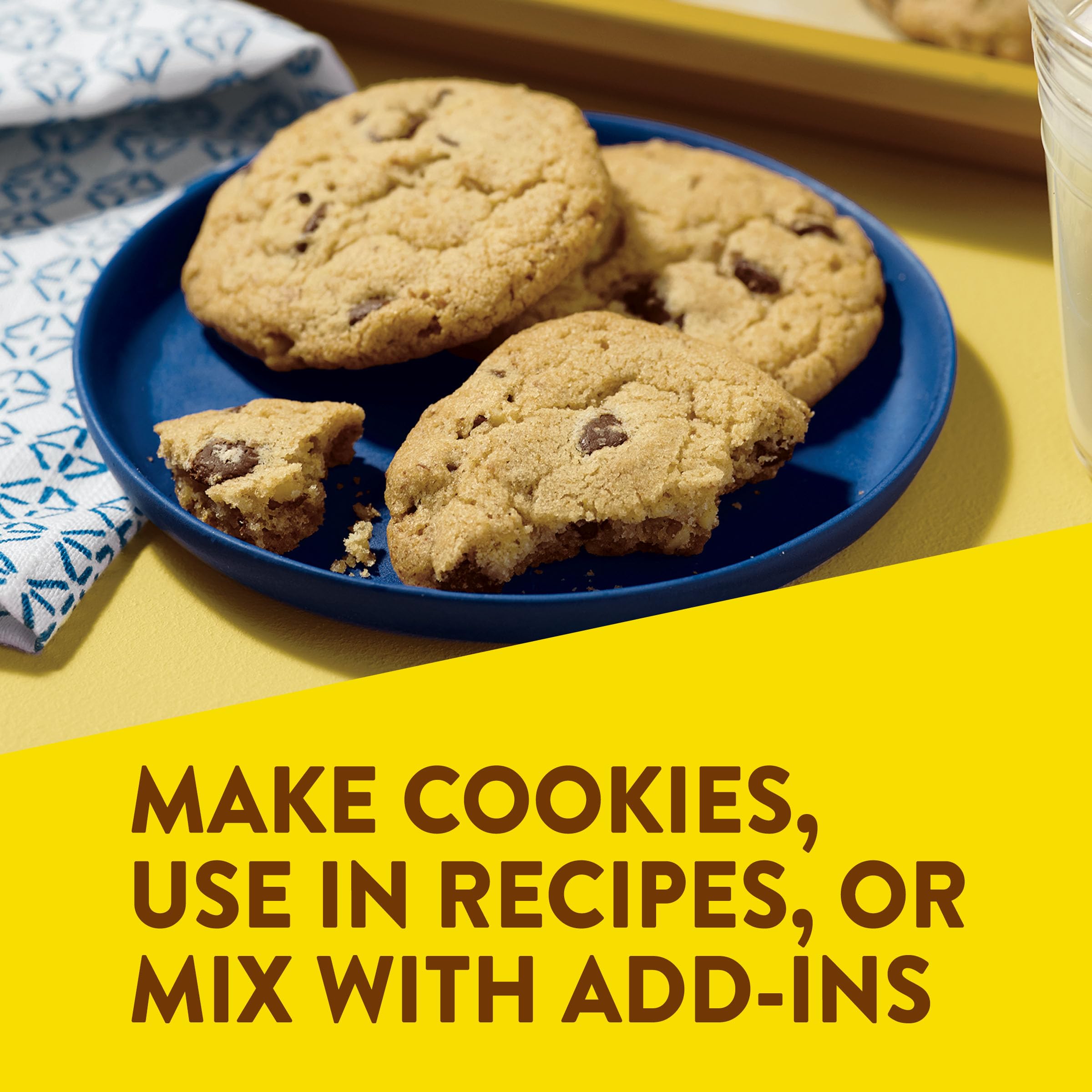 Krusteaz chocolate chip twist idea with customizable mix-ins.
