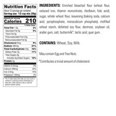 Krusteaz Heart Healthy Pancake measuring-mix ready to scoop for quick mornings