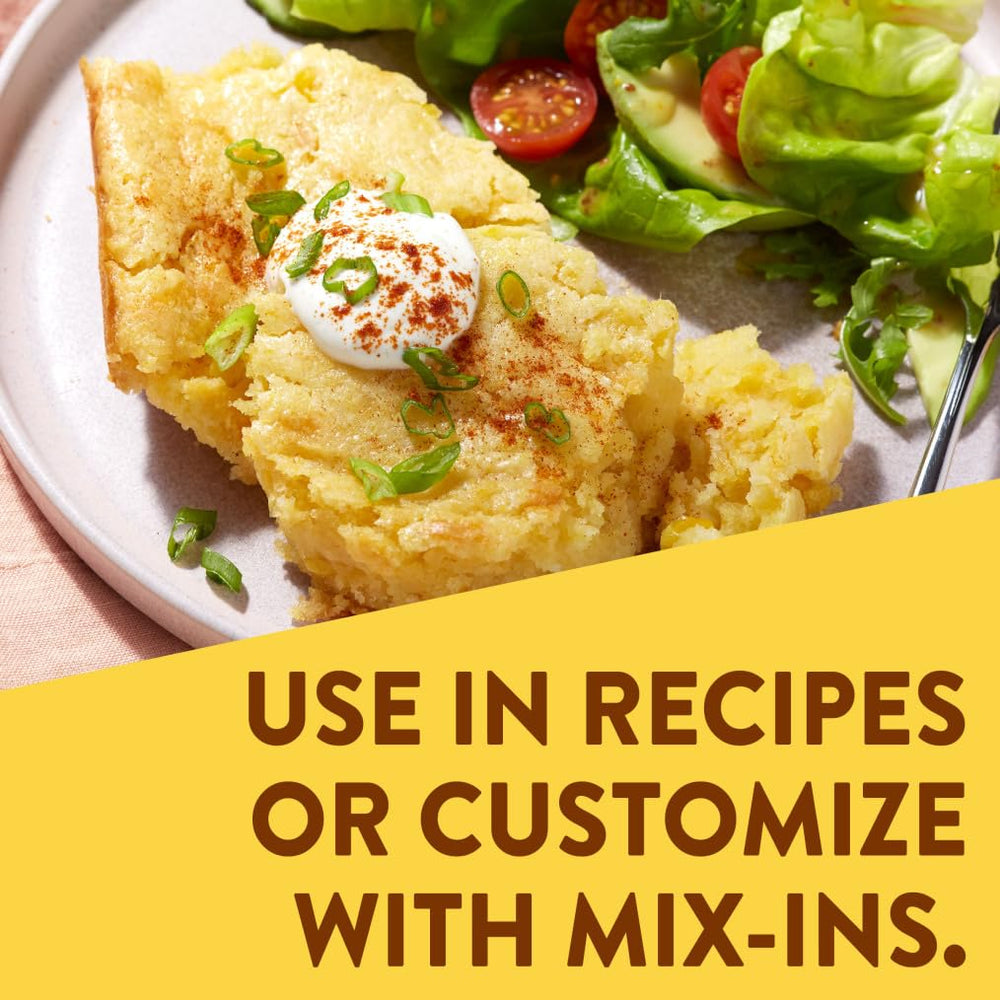 Serving idea with soup or chili paired with Krusteaz cornbread.