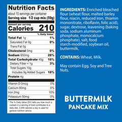 Krusteaz mix whisked to create smooth pancake batter.
