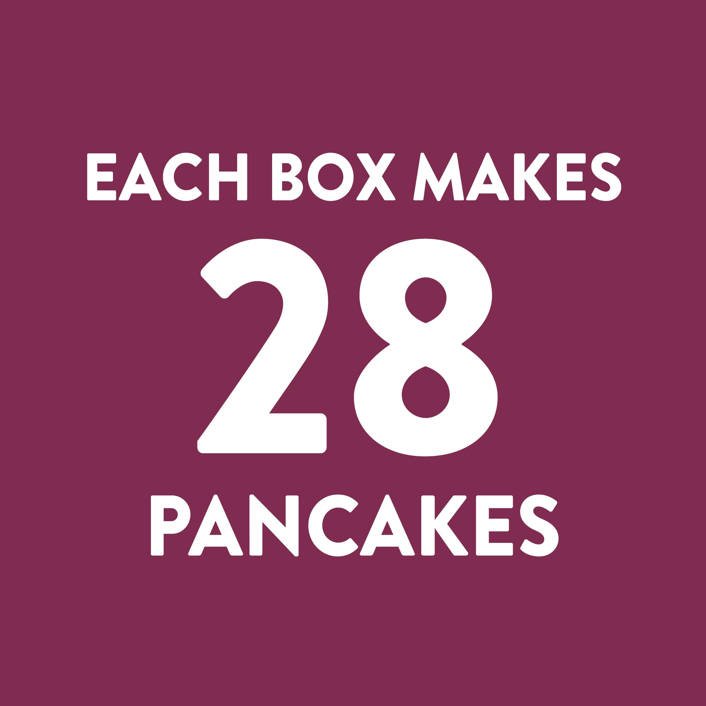 No artificial preservatives in Krusteaz Sweet Cream Pancake Mix keeps batter fresh.