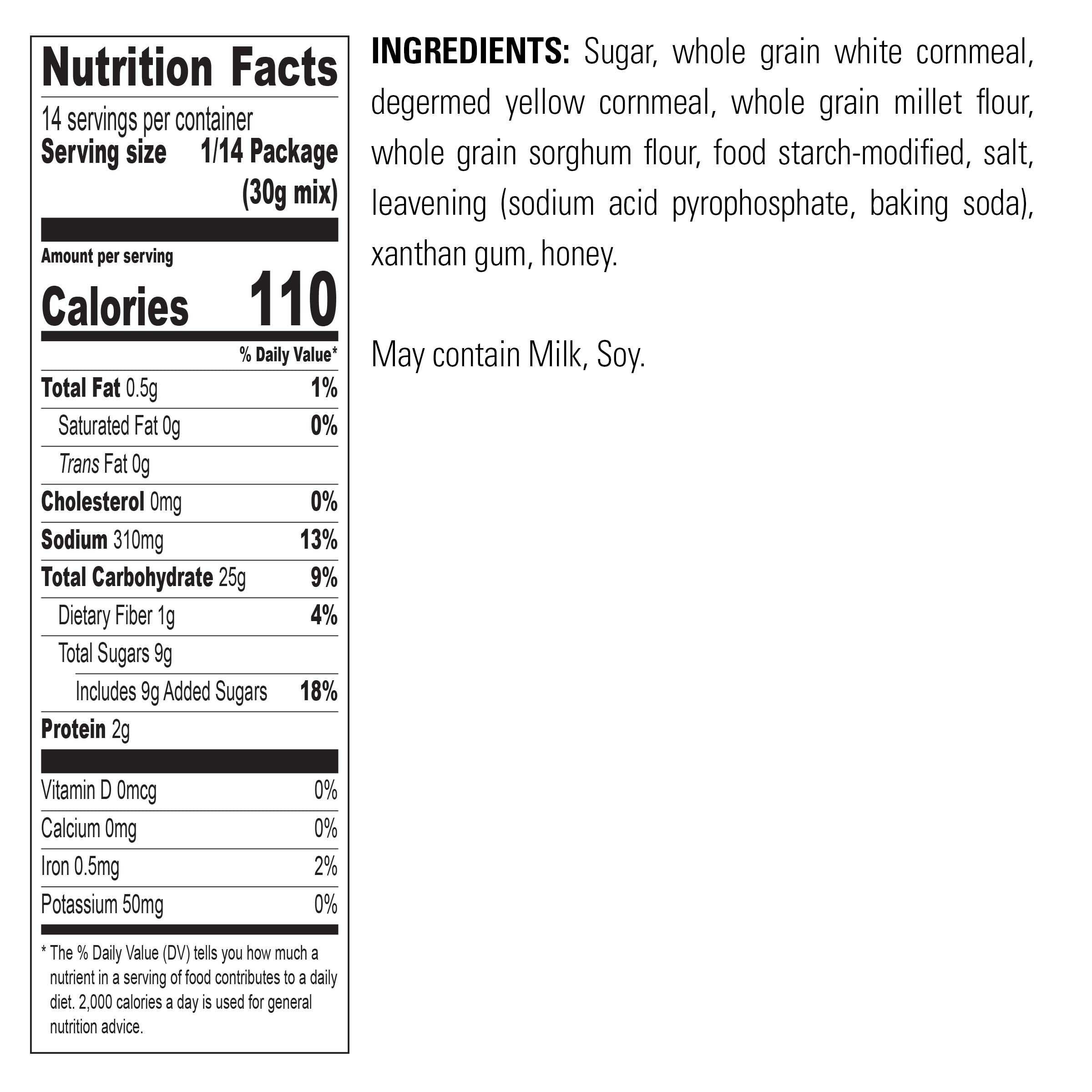 Krusteaz variety gluten-free baking mix pack offers versatile cooking options