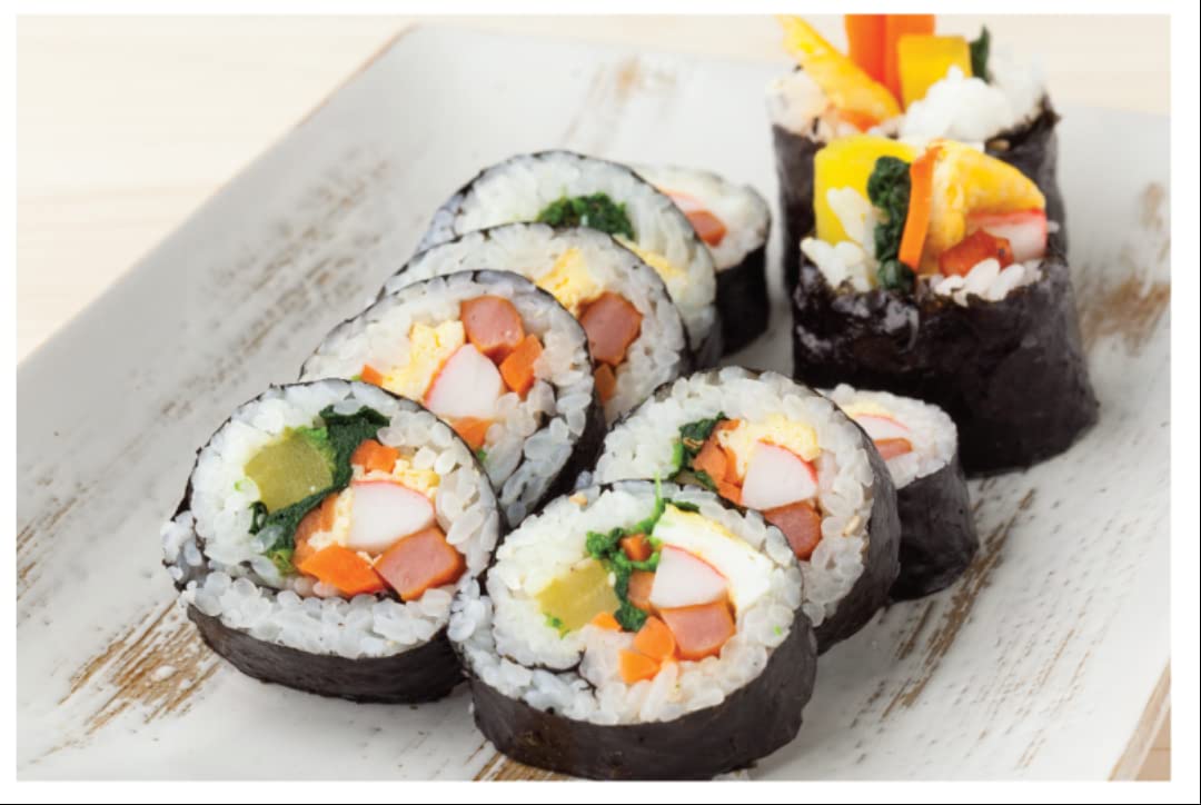 KS Twice Roasted Seaweed Sheets deliver a crispy, tear-resistant texture for rolls.