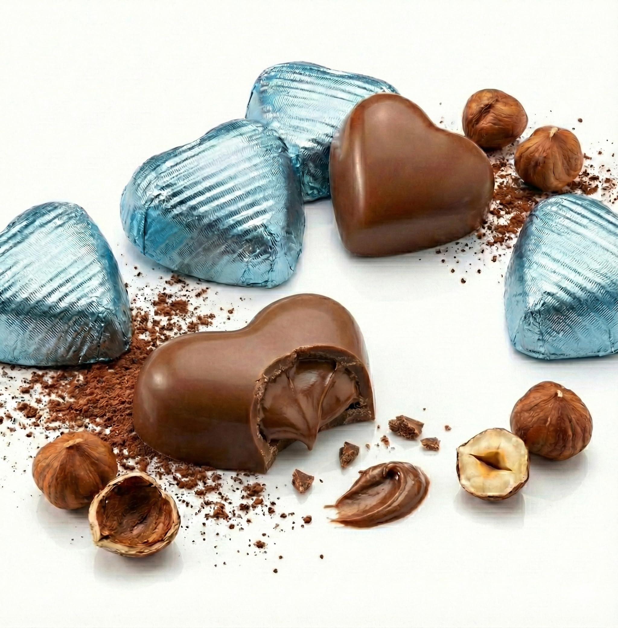 Ksana bear- and heart-shaped chocolates showcase artisanal design and charm.