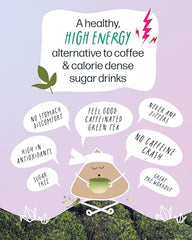 Kubo Tea tropical blend with chamomile and carob for balanced aroma.