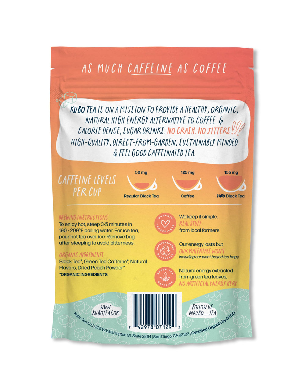 Kubo Tea hot-to-iced brew illustrates versatile, year-round enjoyment.