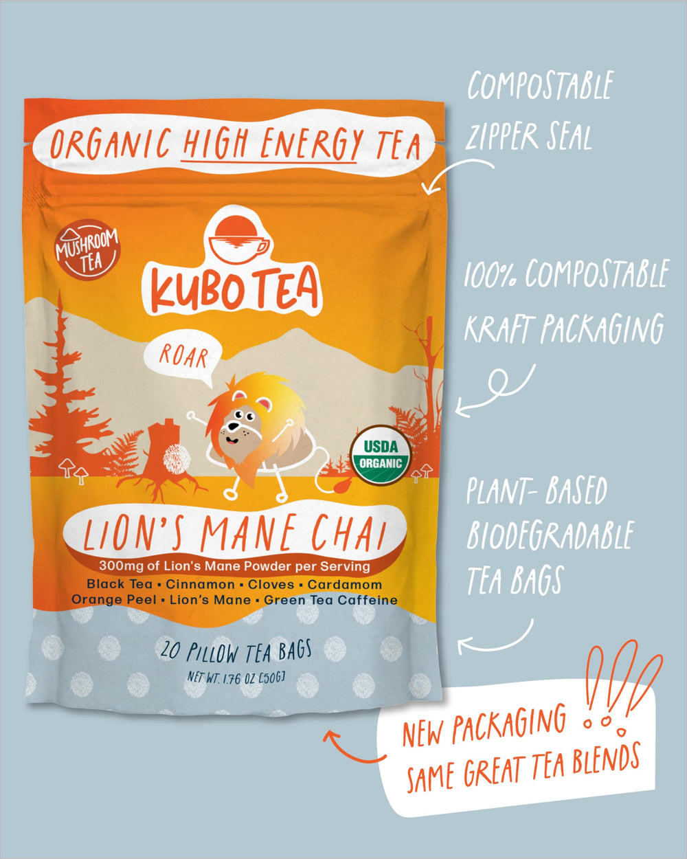 Kubo Tea smooth alertness without crash during study sessions
