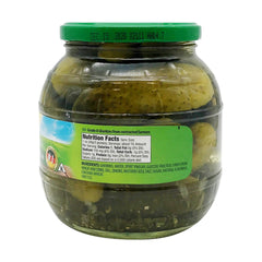 Kühne Gundelsheim Barrel Pickles label close-up highlights natural ingredients.
