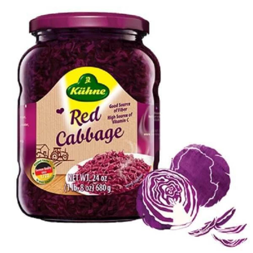 Kühne red cabbage adds vibrant color to salads and sides.