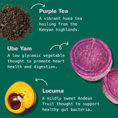 Kuli Kuli Mo Superfood Latte Ube Concentrate ingredients image showcases premium blend