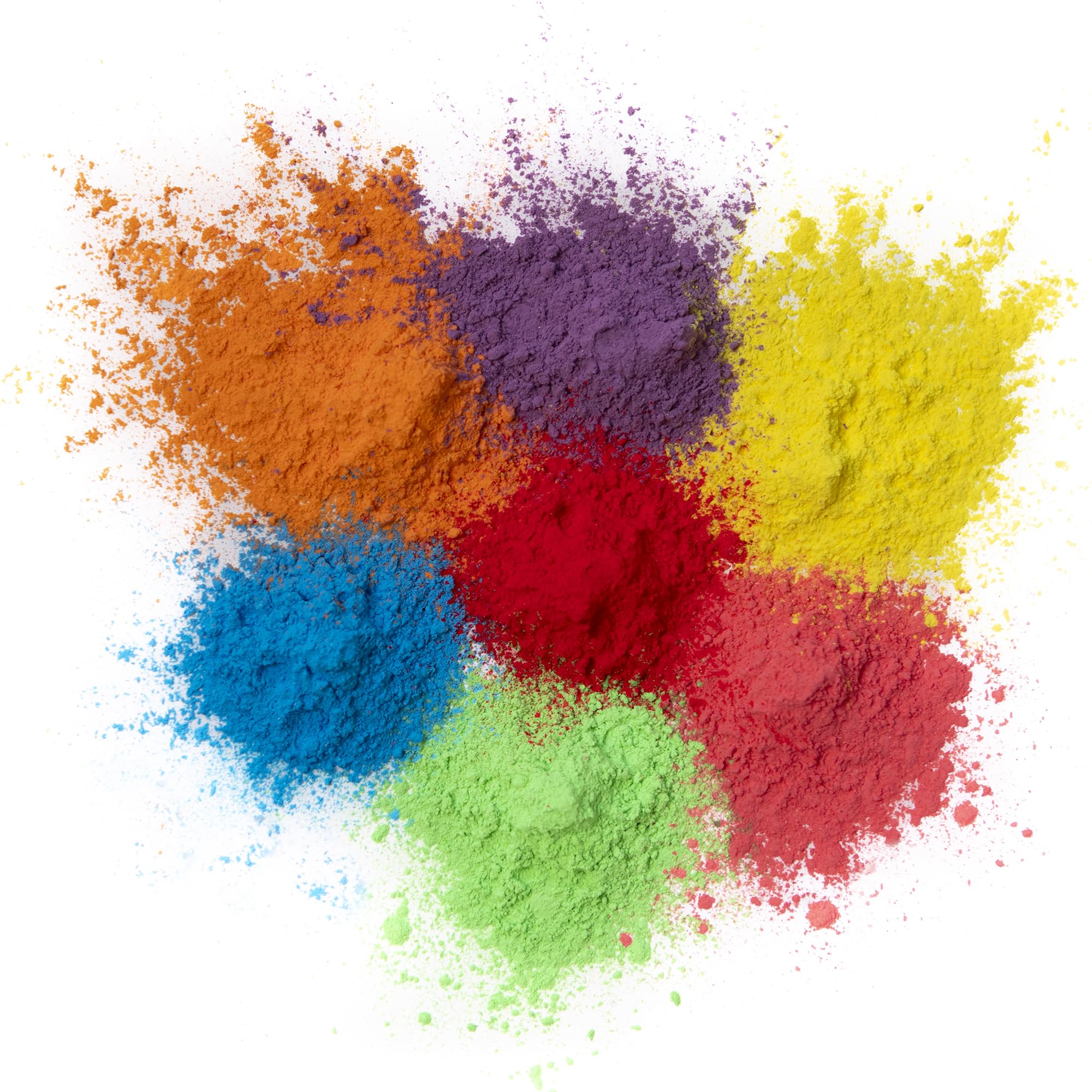 Kulture Khazana red Holi color powder; vibrant hue washes out in laundry