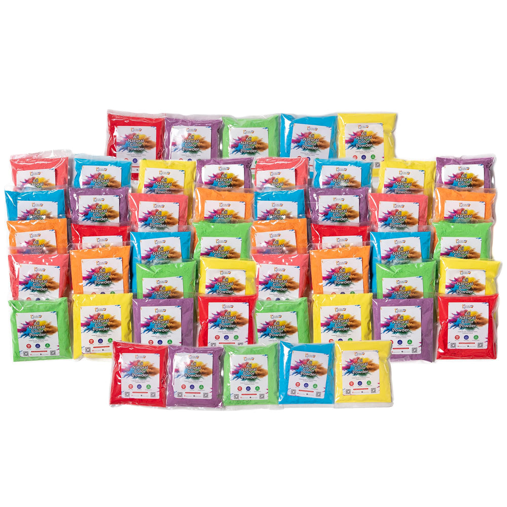 Kulture Khazana red Holi color powder for vibrant celebrations that wash out easily.
