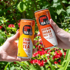 Kung Fu Tea Thai Milk Tea can delivers bold flavor with spice and milk for a satisfying sip.