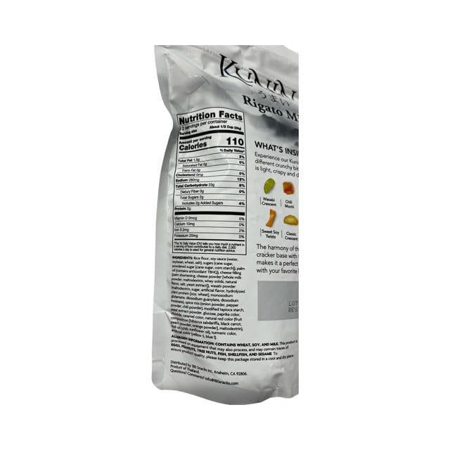 KUNIN Rigato mix close-up of Thai jasmine rice crackers highlighting airy texture.