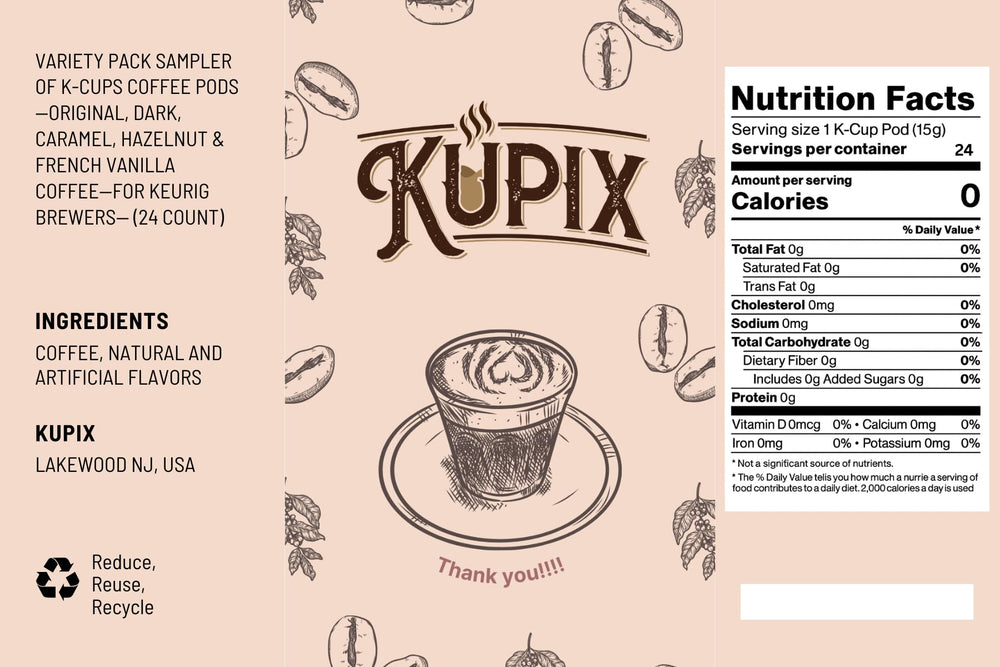KUPIX Dark flavor pods variety pack delivers bold notes for rich Keurig mornings