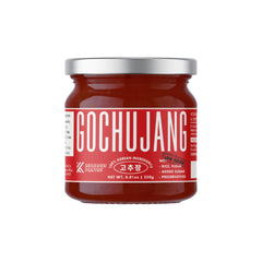K Kurious Pantry gochujang jar close-up highlighting authentic Korean flavor for marinades