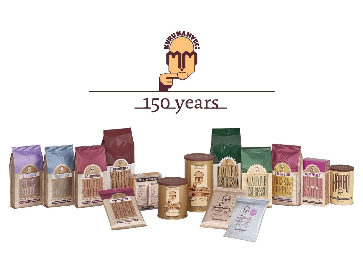 Full coffee set photo illustrating premium presentation and packaging quality