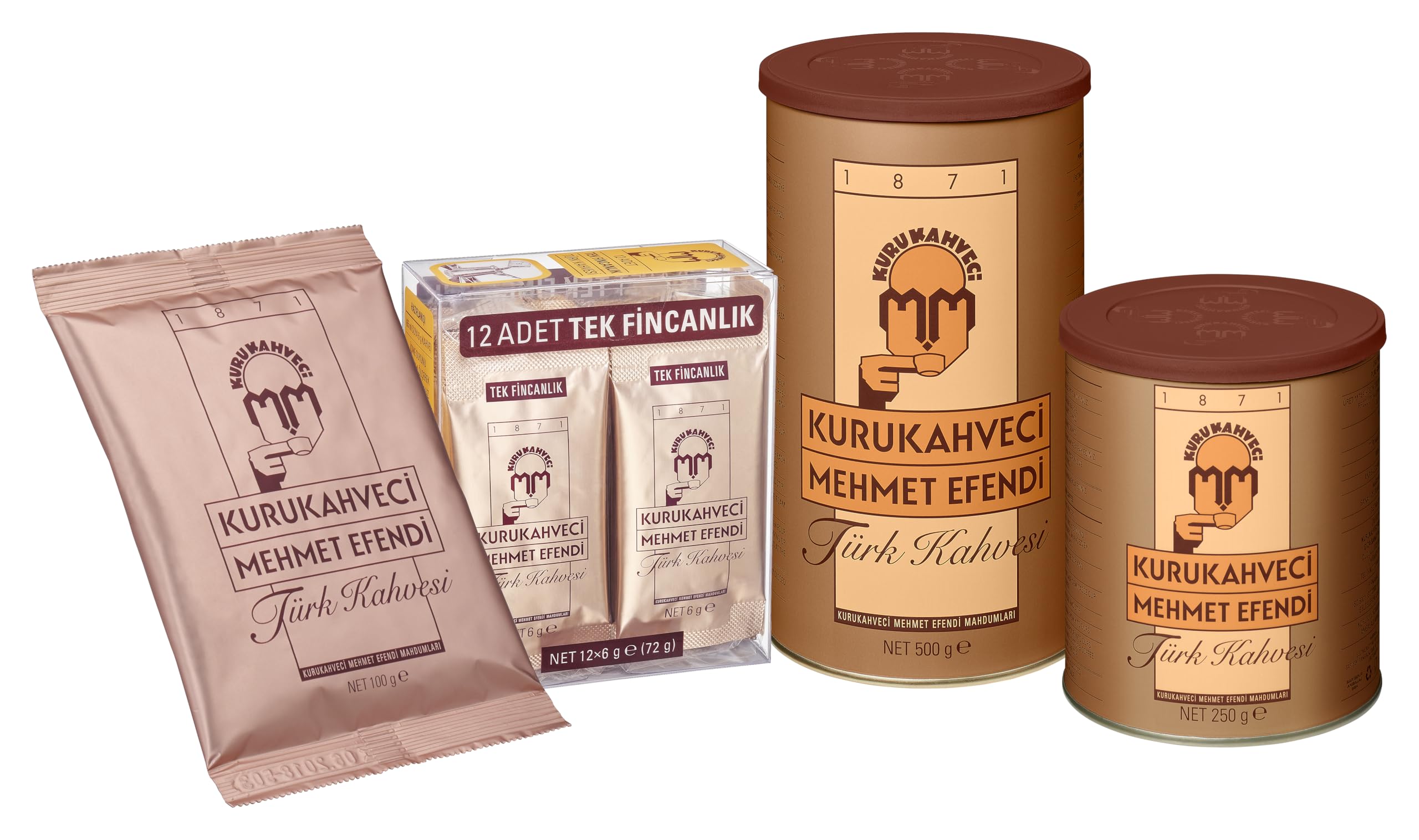 Kurukahveci Mehmet Efendi two-pack setup ideal for sharing with guests