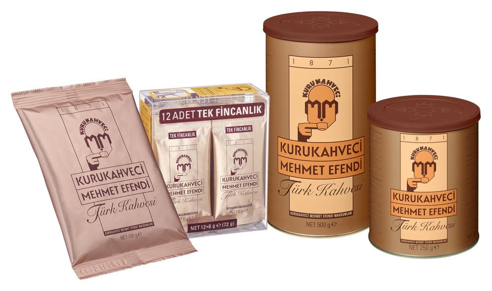 Kurukahveci Mehmet Efendi two-pack setup ideal for sharing with guests