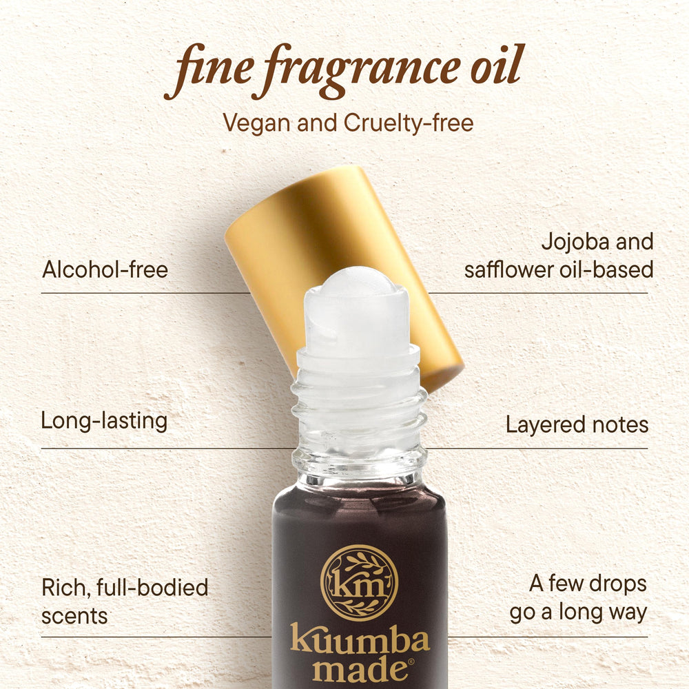 Kuumba Made Creamy Coconut note profile display featuring vanilla and sugar hints.