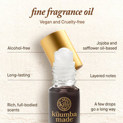 Kuumba Made Creamy Coconut note profile display featuring vanilla and sugar hints.
