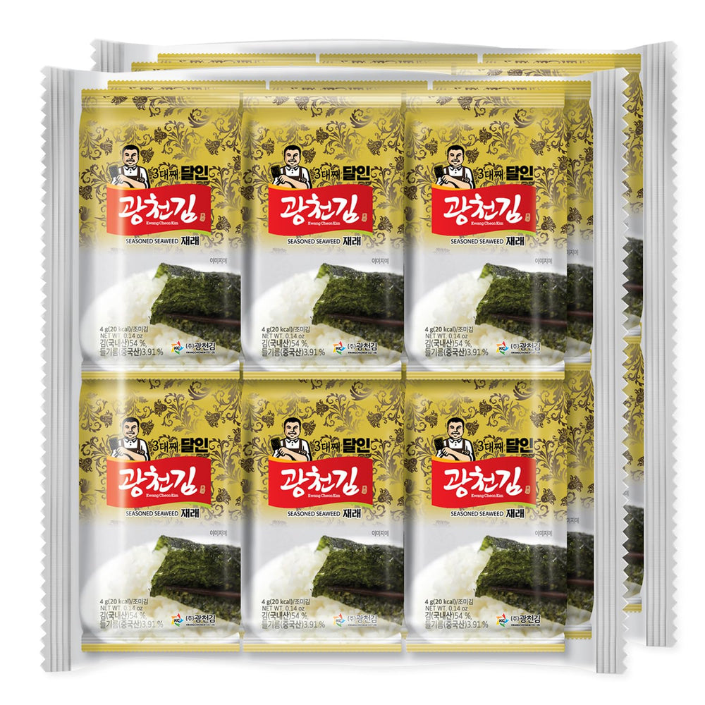 KC KWANGCHEONKIM Kimnori 24-pack box for quick on-the-go snacking.