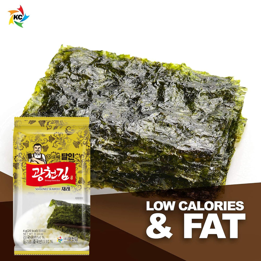 KC KWANGCHEONKIM Kimnori sea salt finish on lightly roasted laver.