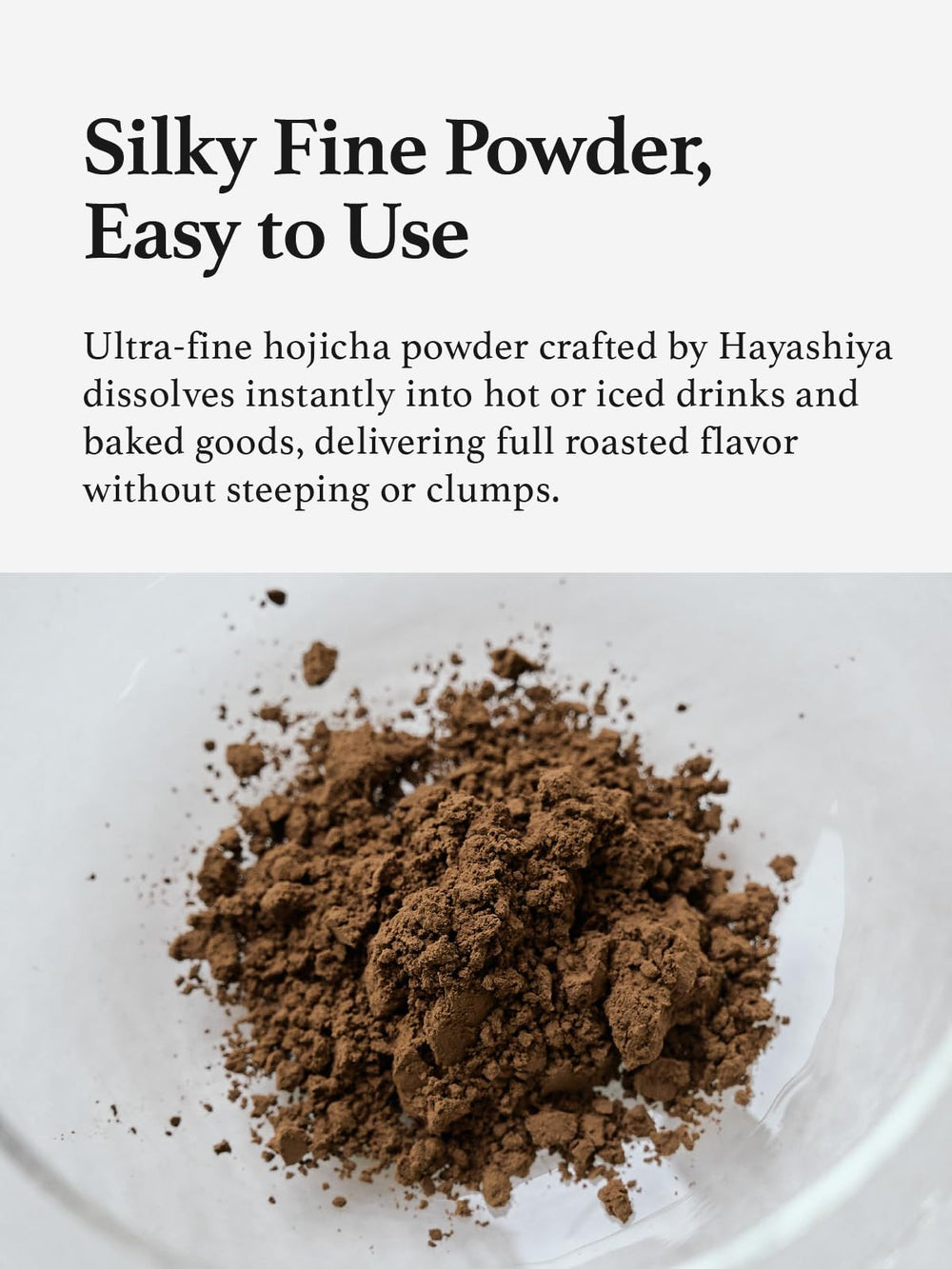 KYOHAYASHIYA hojicha latte cup ready for a cozy, low caffeine treat.