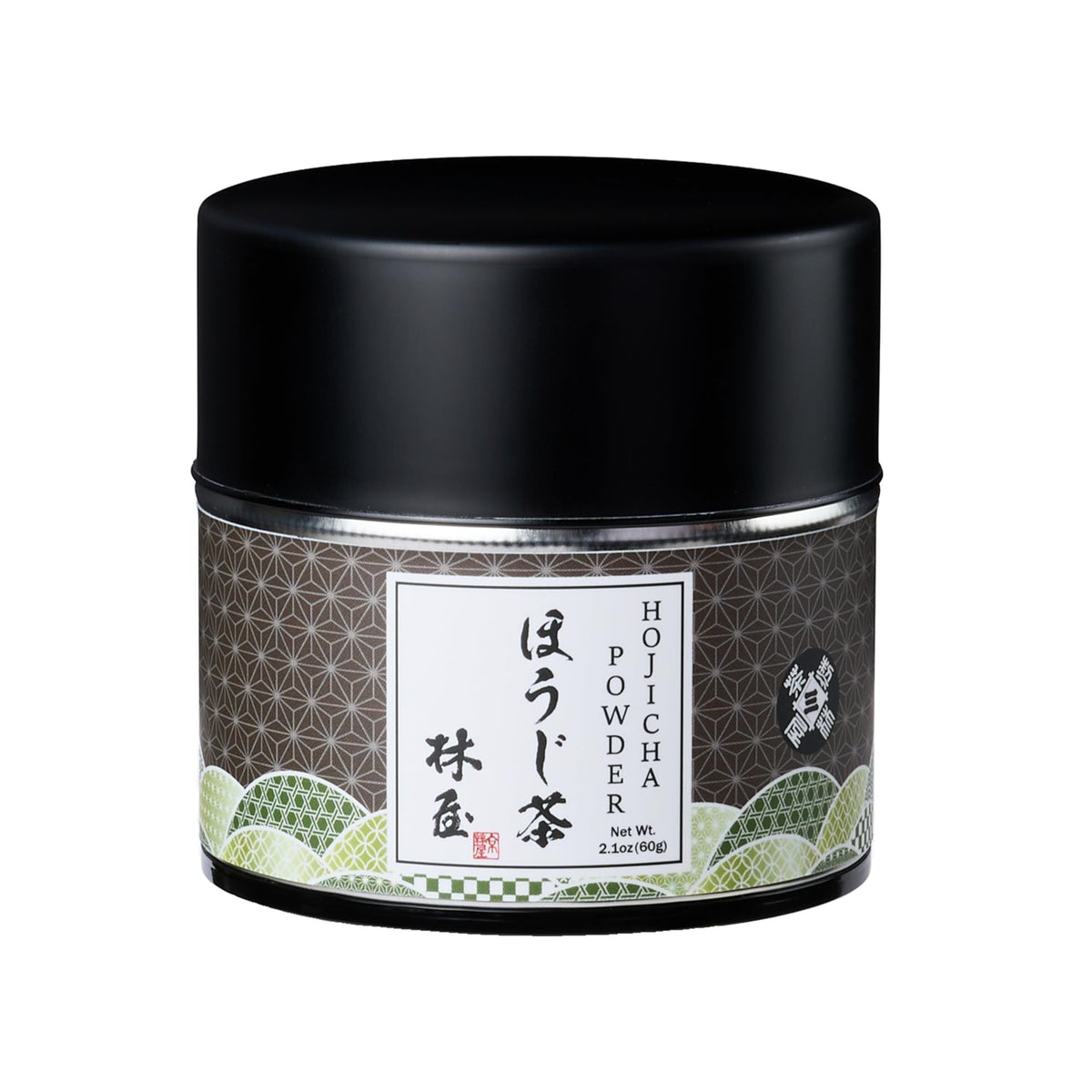 KYOHAYASHIYA hojicha powder packaging for premium home lattes.