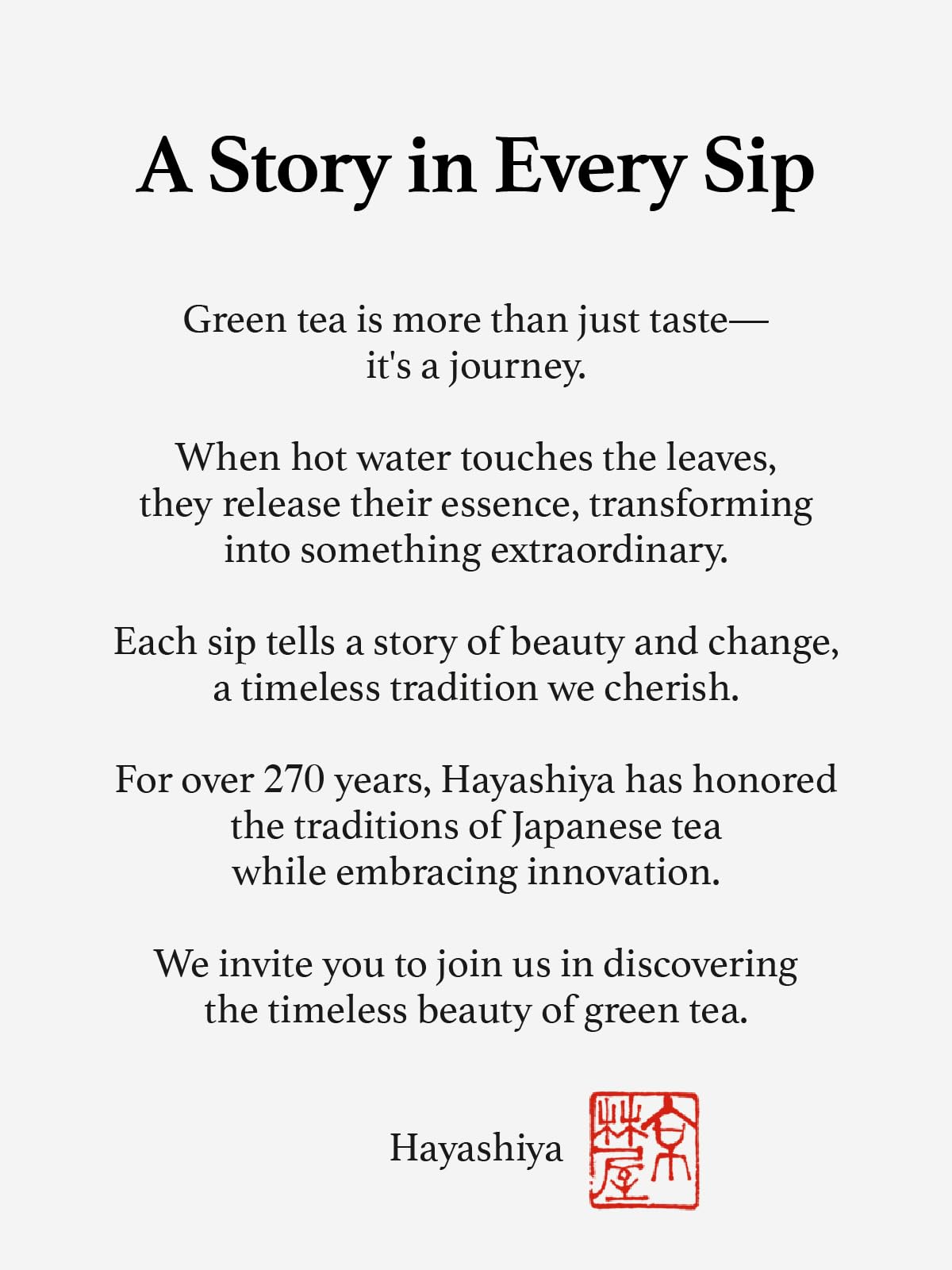 KYOHAYASHIYA matcha from Kyoto-Uji origin map emphasizes authentic Japanese source.