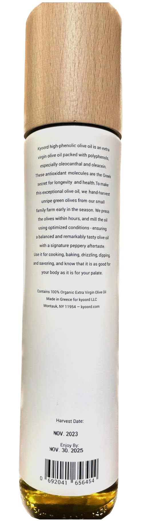 Kyoord Olive Oil applied to skin and hair for natural nourishment