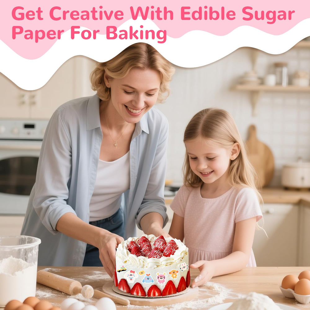 KYUNSEN vegan allergen-free edible paper suitable for allergy-friendly decorating