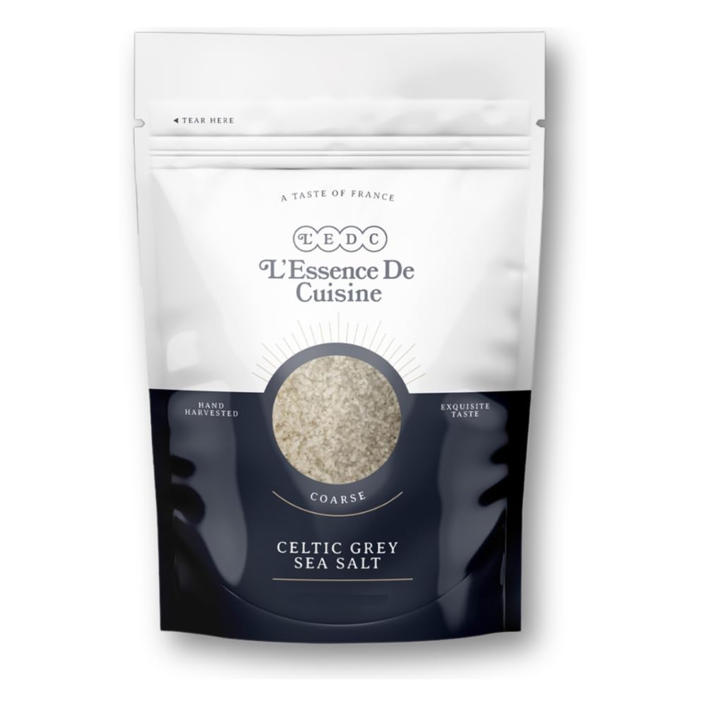 L'Essence De Cuisine 5lb bulk bag of grey French sea salt for mineral-rich flavor