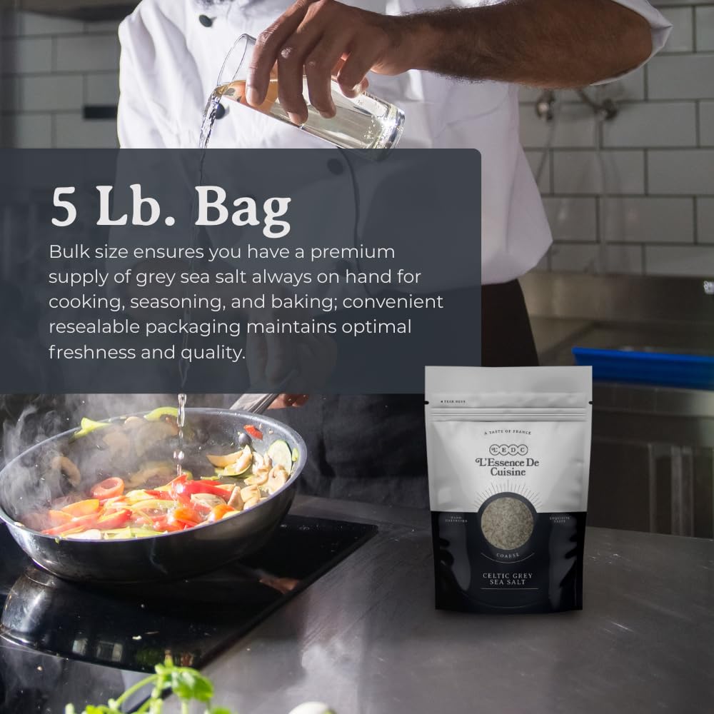 L'Essence De Cuisine salt crystals in a bowl ideal for seasoning lean proteins