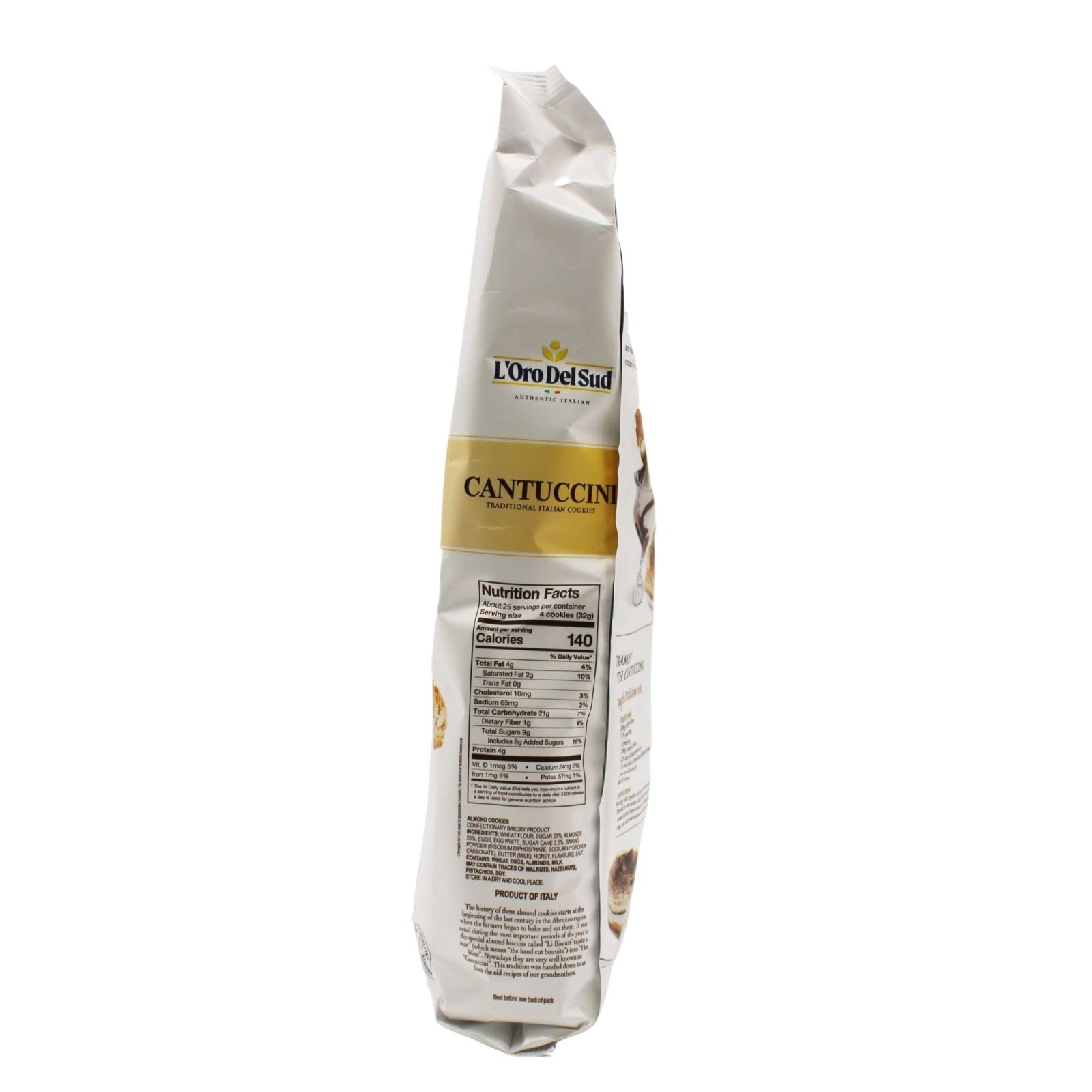 L'Oro Del Sud almond biscotti coffee-time dunking enhances afternoon rituals.