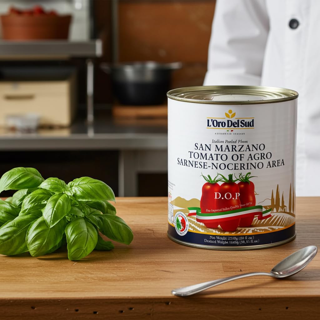 L'Oro Del Sud 2550 g net weight shown for bulk cooking and family meals.