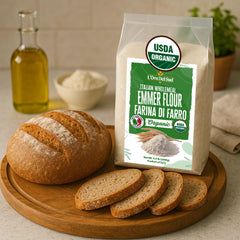 L'Oro Del Sud Emmer flour pizza dough ready.