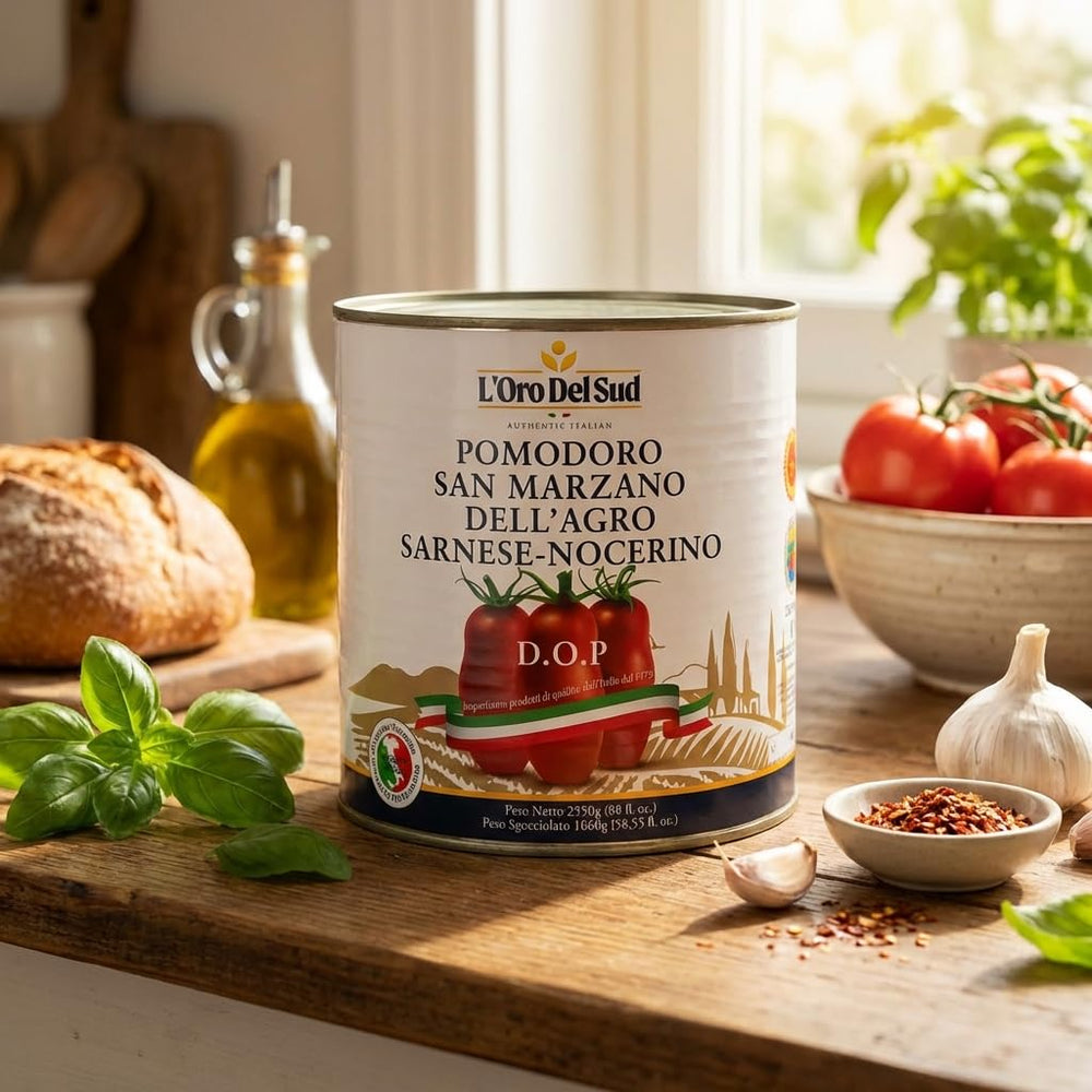 L'Oro Del Sud kitchen scene inspires classic Italian home cooking and sauces.