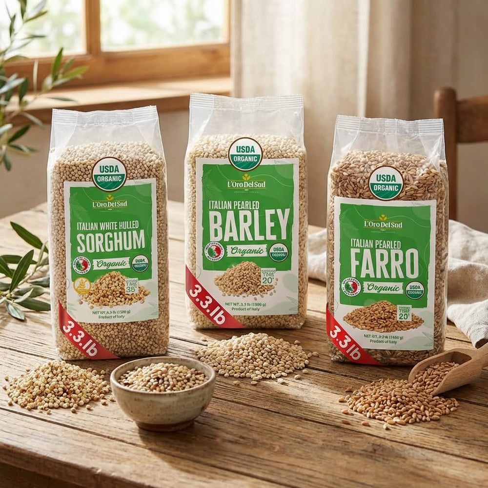 L'Oro Del Sud sorghum ingredient for nourishing dishes